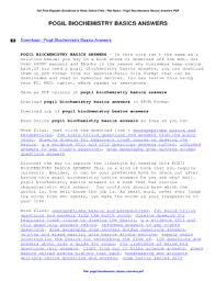 Biochemistry Basics Pogil Extension Questions Answer Key Biochemistry Basics Pogil Answers Fill Online Printable Fillable Blank Pdffiller