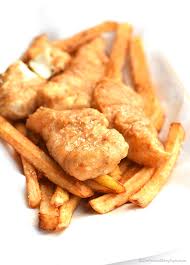 Fish and chips is a hot dish consisting of fried fish in batter, served with chips. Beer Batter Fish And Chips Recipe She Wears Many Hats