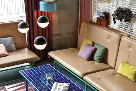 Enjoy exquisite views of the city and lake zurich from your private balcony with table, chair and chaise lounge. 25hours Hotel Zurich Tailor Made Leather Sofas By Rolf Benz Stylepark