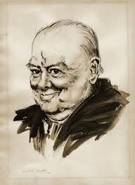 A painting of the young churchill by edwin arthur ward in february 1901, churchill took his seat in the house of commons , where his maiden speech gained widespread press coverage. Rare Signed Portrait International Churchill Society