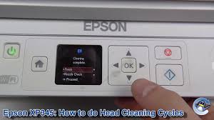Consultez le site w eb pour proc éder à la conguration, à l' installation des. Epson Expression Home Xp345 How To Do Print Head Cleaning Cycles Youtube