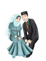 Gambar kartun muslimah kahwin kantor meme. Kartun Pasangan Kartun Gambar