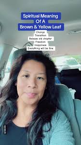 Spiritual Meaning of a Brown and Yellow Leaf #spiritualsign #godsign  #leafsymbolicmeaning #spirituality #transition #change