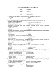 Check spelling or type a new query. Soal Ujian Etika Profesi Pdf