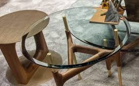 Nuevo costa round glass top coffee table. Round Bevelled Tempered Glass Table Top