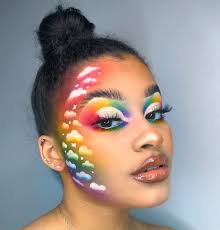 Follow Foreignpins Dramaticeyemakeup Pride Makeup Creative Eye Makeup Colorful Makeup
