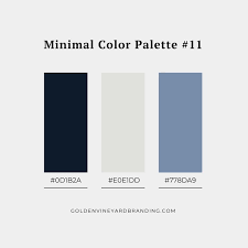Simply choose the colors that move you and watch any room come together effortlessly. 17 Minimalist Color Palettes For Your Next Design The Golden Vineyard Branding Company