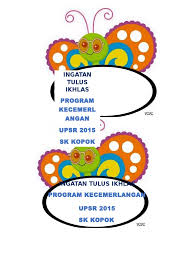 With sincere memories of sincere apology. Ingatan Tulus Ikhlas Pelekat Beg