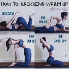 Jasmineyogatutorial Backbend Warm Up Some Of You Have Asked Me How I Stretch To Get Better At Backbends These Yoga Backbend Yoga Tutorial Yoga Postures