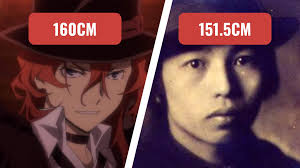 Soukoku Queen** 📏✨ Anime logic vs. real life struggles 😂💔 Chuuya in  *Bungo Stray Dogs*? Straight up badass, always looking larger than life.  But the *real* Chuuya Nakahara? My man was only