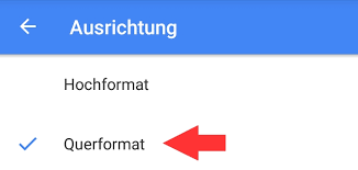 Es gibt keine echte lösung. Google Docs Querformat Einstellen Pc Smartphone