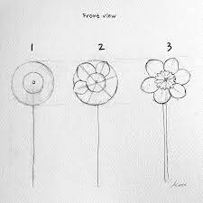 Here are several more fun and easy step by step tutorials on how to draw flowers that you can try out! 1001 Ideas And Tutorials For Easy Flowers To Draw Pictures
