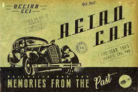 Retro Car Retro Cars Branding Design Packaging Retro