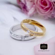 Ini bisa jadi cincin tunangan couple. Cincin Kawin Tunangan Palladium Emas Kuning Pd0124yg
