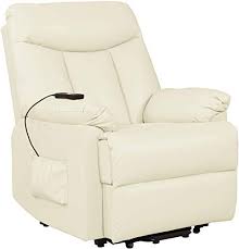 Best Seller Domesis Renu Leather Power Lift Chair Recliner Cream Online In 2020 Lift Chair Recliners Living Room Leather Upholstered Sofa