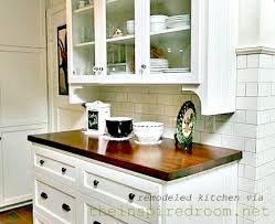 Wood Kitchen Counters Pros Cons Faq My Experience Antique White Cabinets Antique White Kitchen Wood Countertops Kitchen