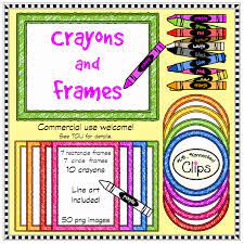 Clip Art Crayons And Frames Frame Clipart Clip Art Doodle Frames