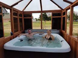 Make sure you can still access it's a good idea to consider how you plan to use the enclosure when determining what size of gazebo would best fit your needs. Romantic Design Ideas For Your Hot Tub Enclosure Westview Manufacturing