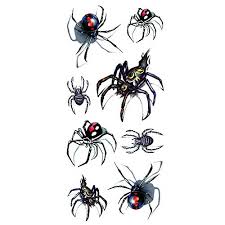 #tattoflash #blackwidow #spider #ruby #gem #tattooidea #artist #art #chameleonpens. Oottati Halloween Shadow 3d Assorted Black Widow Spider Temporary Tattoo 2 Sheets Buy Online In Bahamas At Bahamas Desertcart Com Productid 152691786