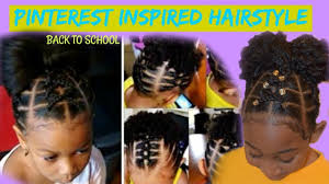 Easter hairstyles for black toddlers. Easy Quick Kids Little Girls Natural Hairstyle For Easter Spring Wedding Ballet Youtube