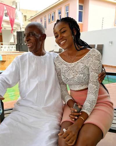 Mr Okoe Nelson despite knowing very well he wasn't the biological father of  actress Yvonne Nelson never told her the truth. Yvonne on the other hand  kept referring to him as an