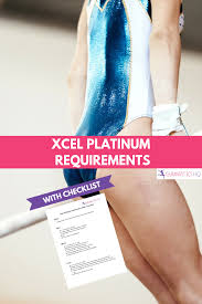 gymnastics xcel platinum level requirements