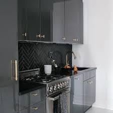If you need a little assistance embracing your dark side, read on. Small Contemporary Black Kitchen Design Ideas