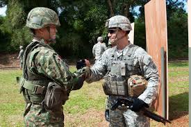 The british and the us shoe size system. U S And Indonesian Army Paratroopers Shake Hands After Completing Door Breaching Training During Exercise Garuda Shield