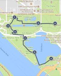 Washington Dc Monuments Sightseeing Walking Tour Map And Other Ways To Explore America S Capital Ci Washington Dc Monuments Washington Dc Vacation Dc Monuments