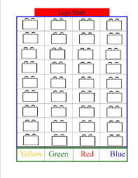 Love This Idea Graphing Lego Colors Lego Math Math Printables Math