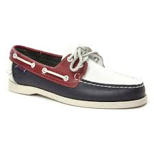Livraison et retour toujours gratuits ! Sebago Portland Navy Red Mocassin Bateaux Bleu Rouge Multi Printemps Ete Chez Trois Par 3