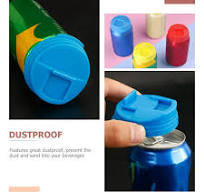 Silicone Cup Lids Soda Savers for Cans Splash-proof Rubber Cover Energy  Drinks Beverage Covers Seal 3 Pcs