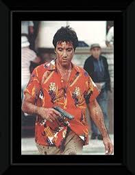 Low price guarantee, fast shipping & free returns, and custom framing options on all prints. Al Pacino Scarface Hawaiian Shirt Framed And Mounted Print 14 7 X Trend 36 5x10 2x10 2 Cm Amazon De Home Kitchen