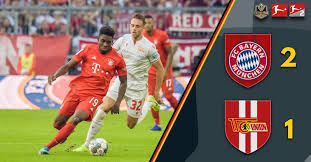 Fc union berlin will go up against hertha berlin on sunday at 18:00 at the stadion an der alten alte försterei tv. Bayern V Union Berlin Bundesliga Report Fussballstadt