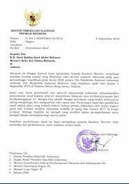 Berisi contoh surat permohonan kerja, permohonan bantuan dana kegiatan, permohonan izin, dinas, kerjasama, beasiswa, permohonan maaf, dsb. Menpora Imam Nahrawi Kirim Surat Permintaan Maaf Kepada Malaysia Kumparan Com