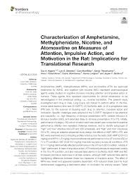 Pdf Characterization Of Amphetamine Methylphenidate Nicotine And Atomoxetine On Measures Of Attention Impulsive Action And Motivation In The Rat Implications For Translational Research