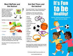 Staying active helps to reduce your risk of conditions like heart disease, diabetes, and stroke. Brochures And Pamphlets Nutrition Education Store