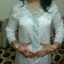 أربع موديلات قفطان بالراندة رائعة Caftan Randa Long Sleeve Blouse Fashion Tunic Tops