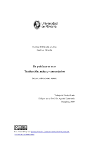Hola, hoy os he preparado unos ejercicios (nivel a1) que podéis descargar en docx. De Quiditate Et Esse Traduccion Notas Y Comentarios
