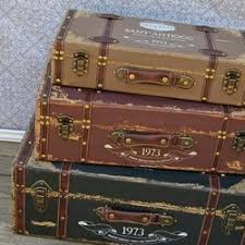 Find antique trunk suitcase at target. Vintage Trunk Antique Luggage Suitcase Set Of 3 Buy Online In United Arab Emirates At Desertcart Ae Productid 11618584
