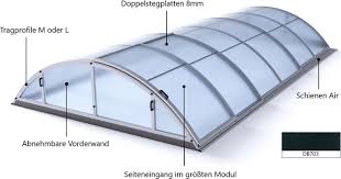 Albixon Klasik D 564x1276cm Pool Uberdachung Schwimmbad Uberdachung Pool Komplettset Pool Schwimmbecken