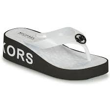 Lauren ralph lauren women's iliana wedge sandal. Michael Michael Kors Gage Iliana Black White Fast Delivery Spartoo Europe Shoes Flip Flops Child 31 99
