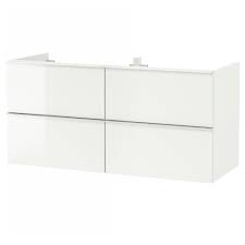 Godmorgon Waschbeckenschr 4 Schubl Hochglanz Weiss Weiss Jetzt Bestellen Unter Https Moebel Ladendirekt De Bad Badmoeb Sink Cabinet High Gloss White Ikea