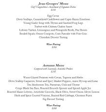 In questo caso sono al centro dei 5 diversi menu degustazione di un ristorante che si può fregiare di 2 stelle michelin. Recensione Jean Georges Ristorante 2 Michelin A New York