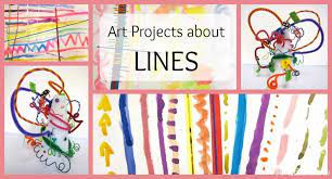 Learning About Lines Art Is Basic Line Art Lesson Line Art Projects Kindergarten Art