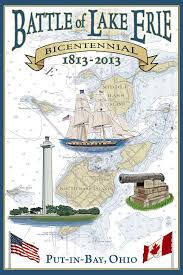 Put In Bay Ohio Battle Of Lake Erie Nautical Chart Lantern Press Artwork