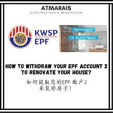 The first and most basic will be the withdrawal to pay off your downpayment where the funds will be credited to your personal account. 39 Kwsp Account 2 Withdrawal For House Renovation Pictures Kwspblogs