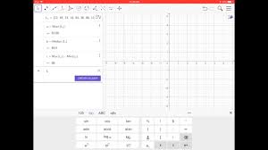 Geogebra Mean Median Mode Mean Abs Dev Youtube
