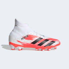 For the player who wants to have unrestricted contact with the ball, laceless silhouettes are the key, creating a seamless playing surface. Adidas Predator 20 3 Mg Fussballschuh Weiss Adidas Deutschland
