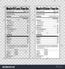 Nutrition Facts Information Label Template Daily Value Ingredient Calories Cholesterol And Fats I Nutrition Facts Label Food Label Template Ingredient Labels